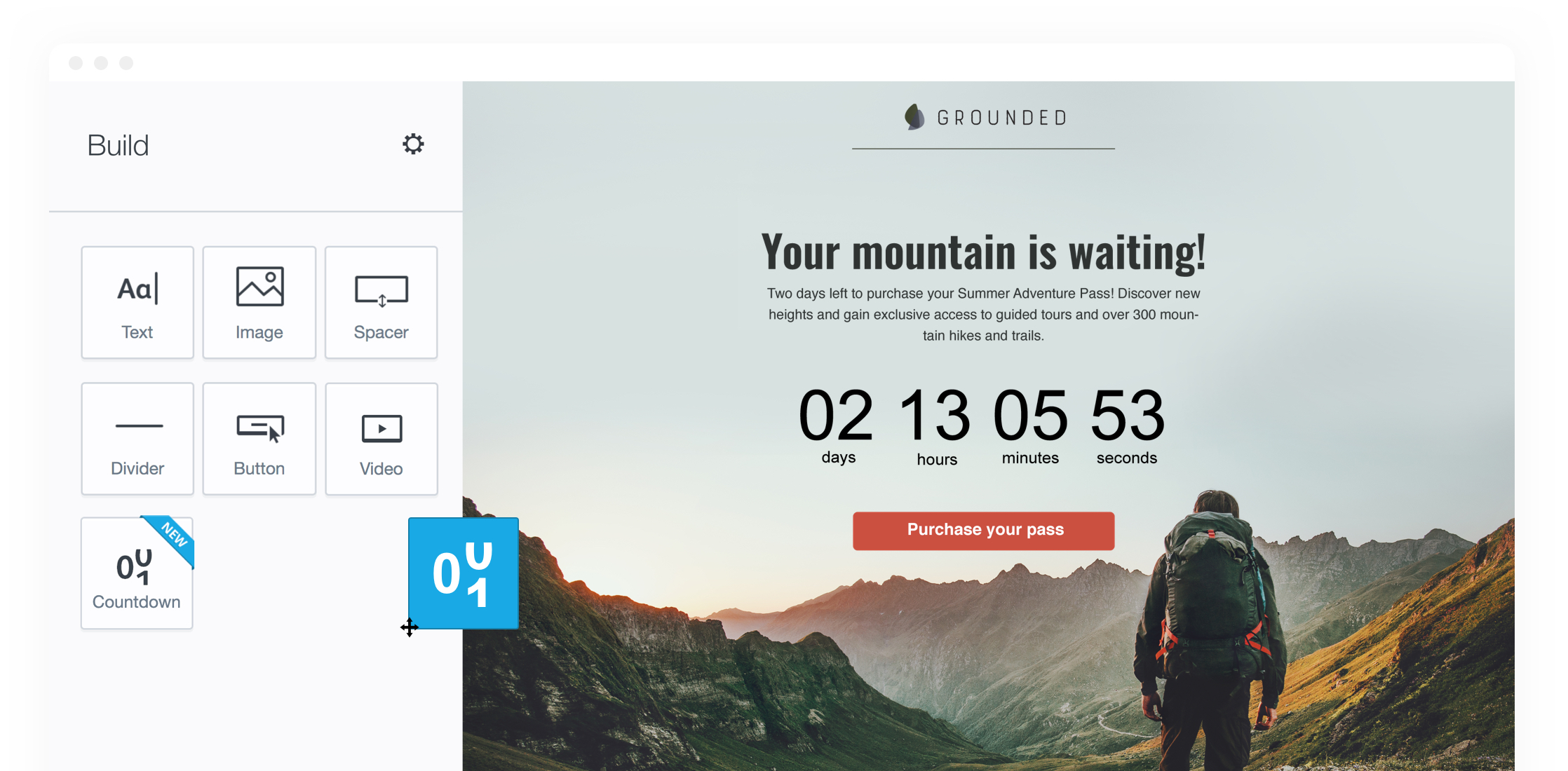 Campaign Monitor Features - Countdown Timer and Templates